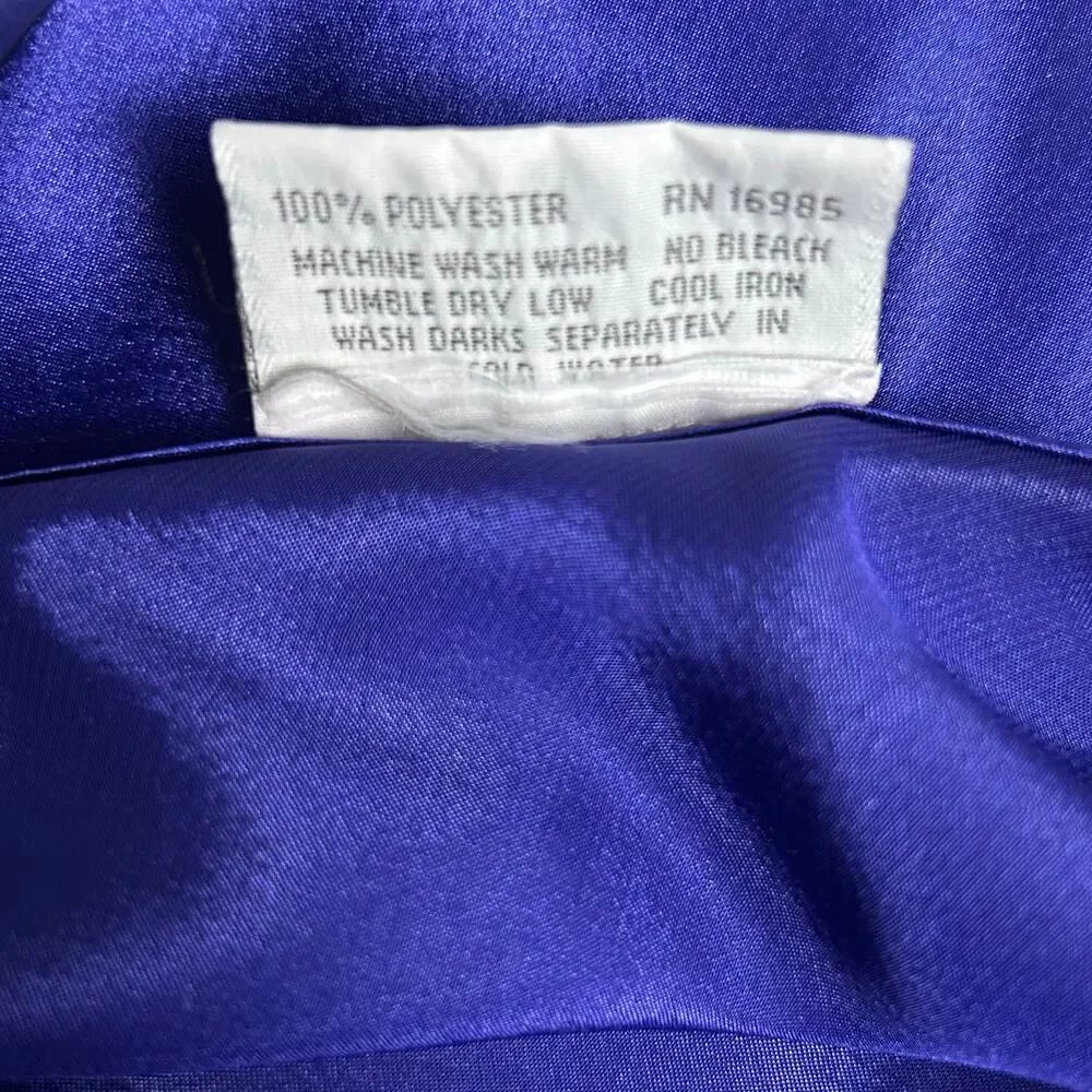 Vintage Purple Satin Slip Dress Size S